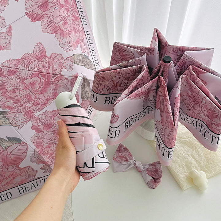 Women's compact umbrella with floral design Stornfield