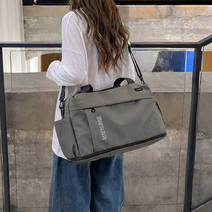 Travel and Sports Bag with Water-Repellent Material and Many Compartments Stornfield