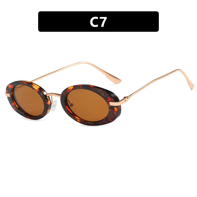 Ladies fashionable sunglasses in elegant oval design Stornfield