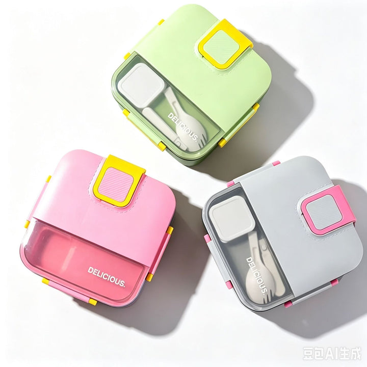Leak-Resistant Multi-Compartment Bento Box