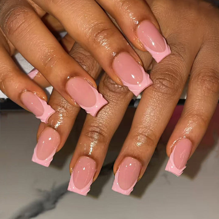 Artificial nails with elegant tip accents Stornfield
