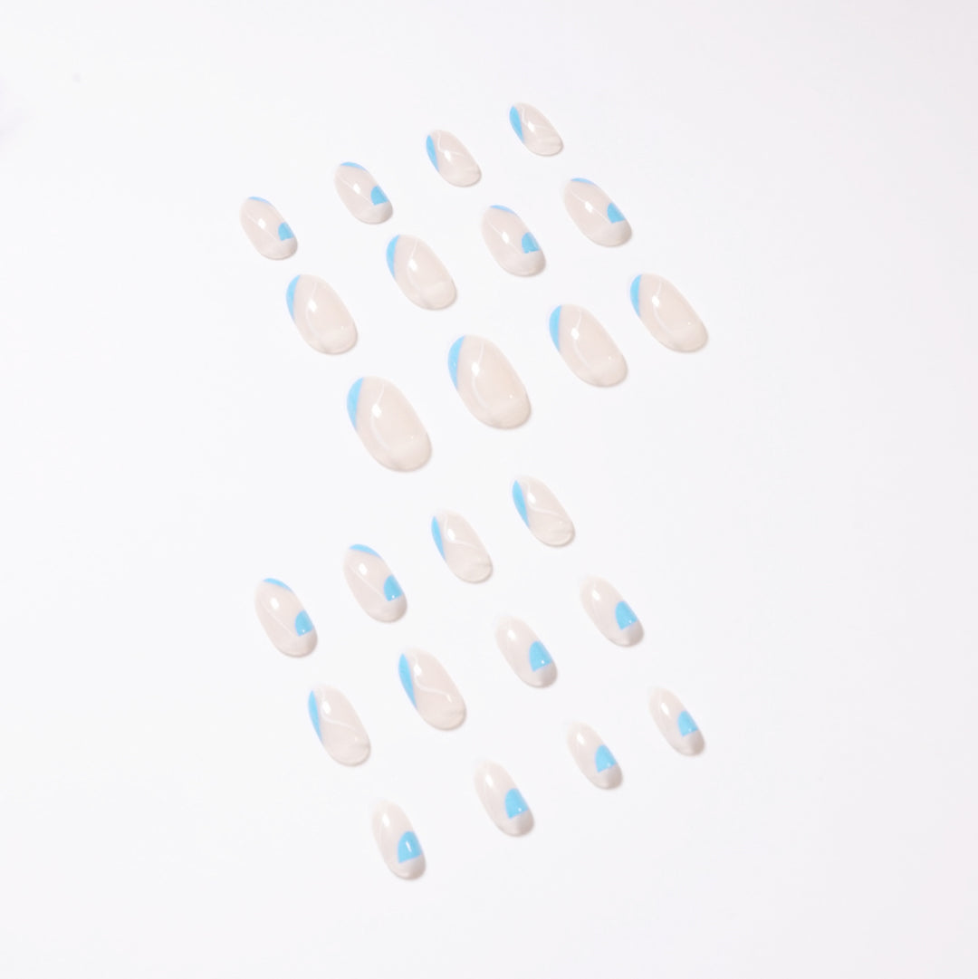 Trendy Nail Art with Modern Wave Pattern Stornfield