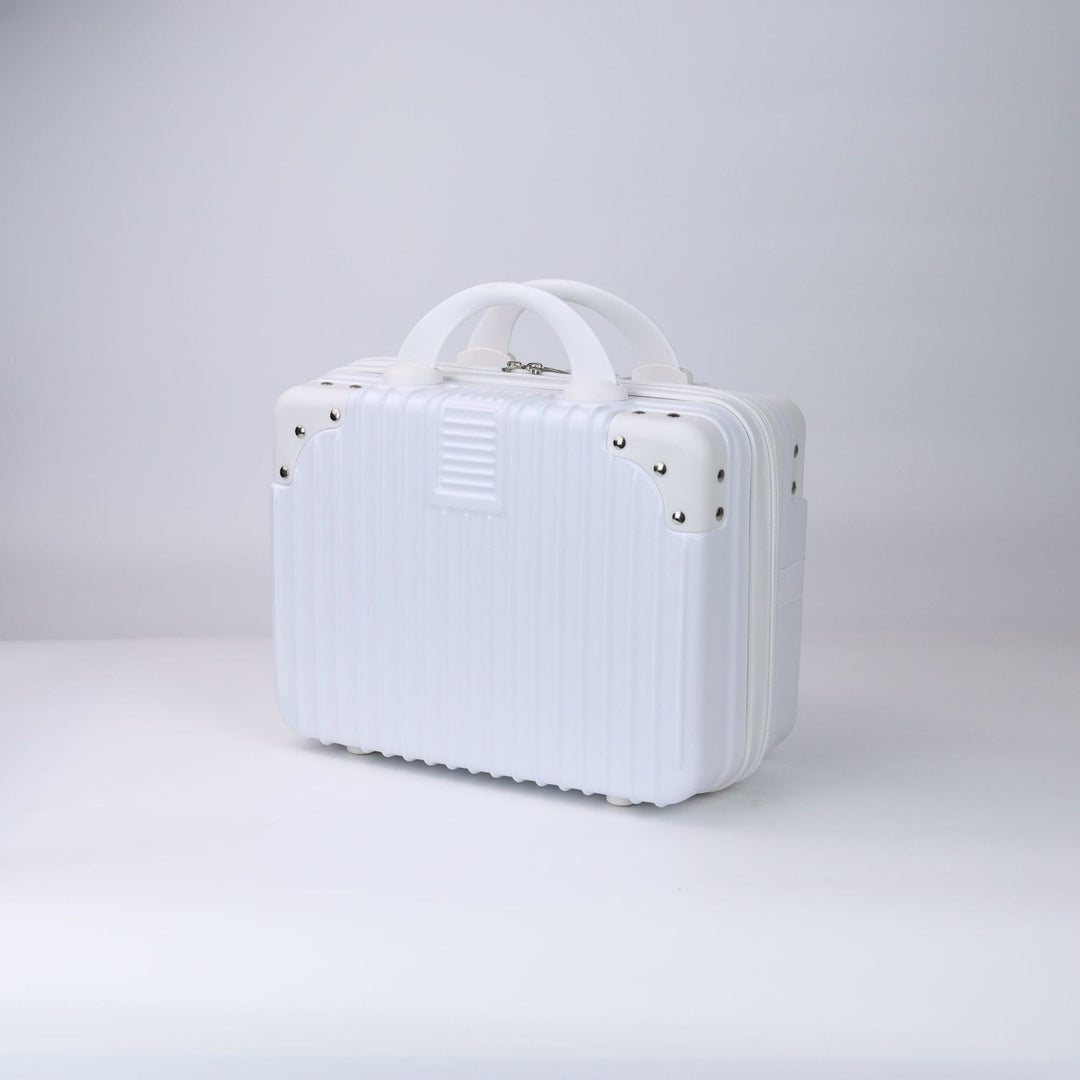 Hard-shell carry-on suitcase with secure lock and innovative design Stornfield