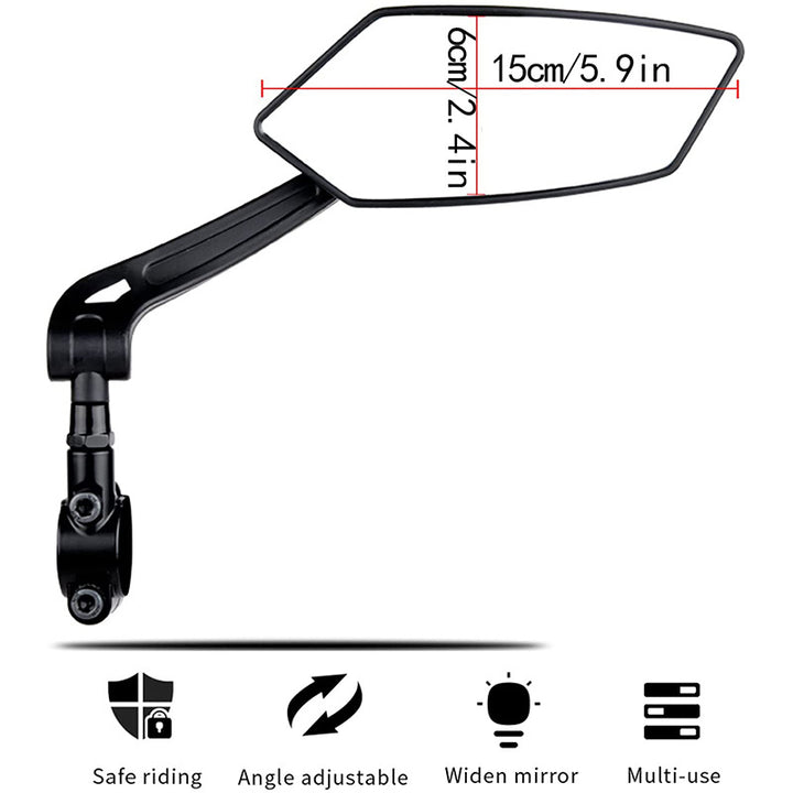Adjustable Universal Bicycle Side Mirror Stornfield