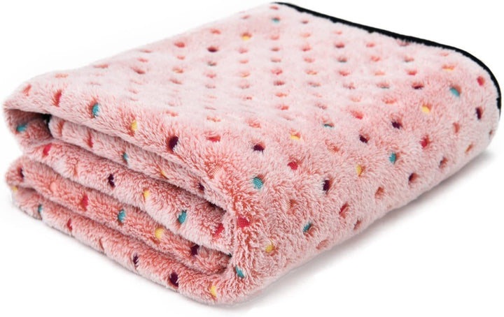 Ladies Cozy Microfiber Blanket with Playful Pattern Stornfield