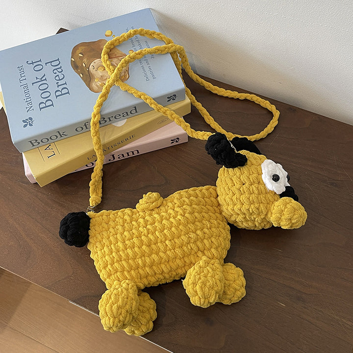 Creative Plush Animal Crossbody Bag
