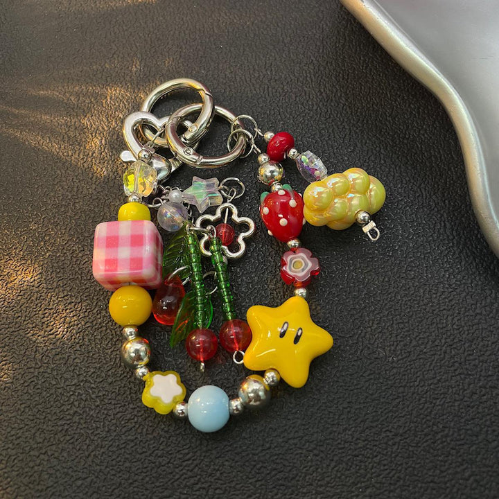 Playful Beaded Charm Keychain Stornfield 1790134650