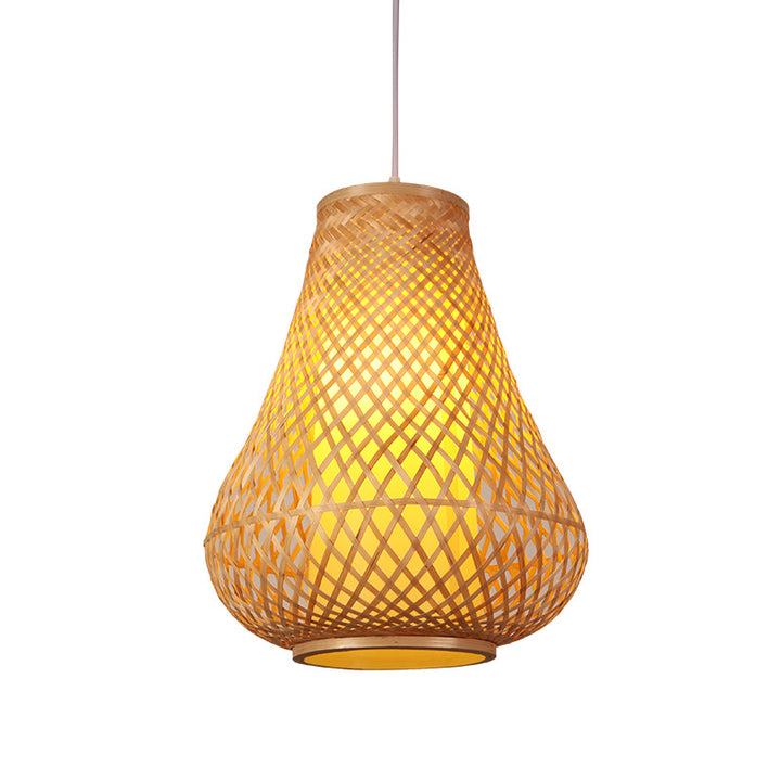 Woven Bamboo Ceiling Lamp