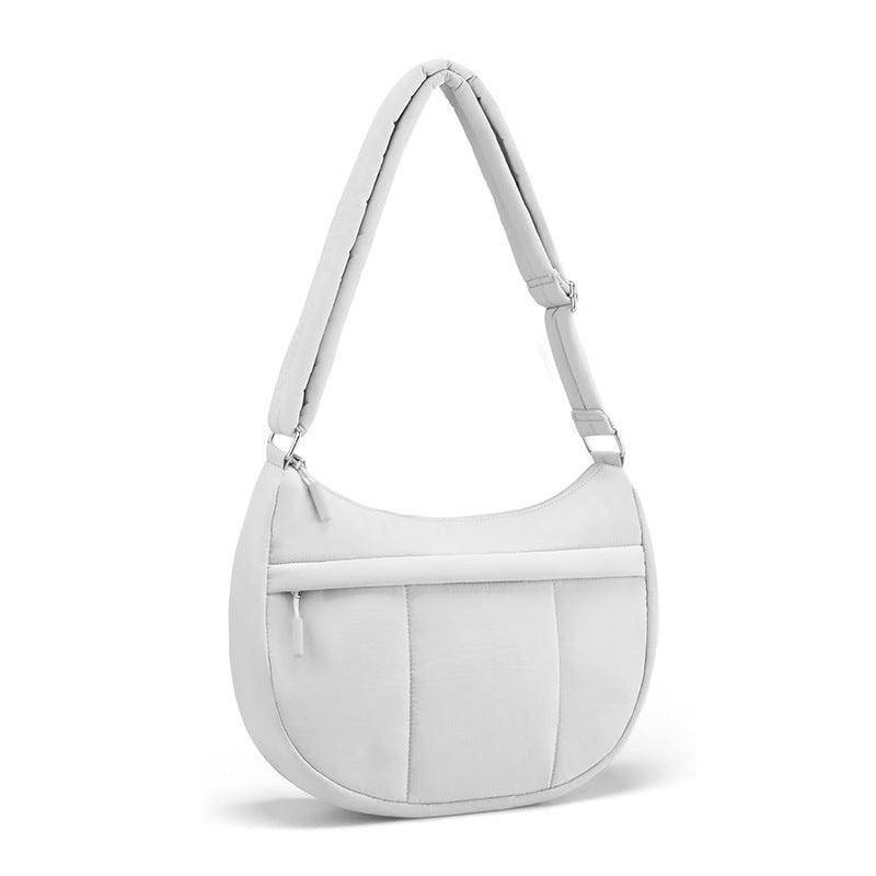 Fashionable shoulder bag with padded shoulder strap and multiple compartments Stornfield