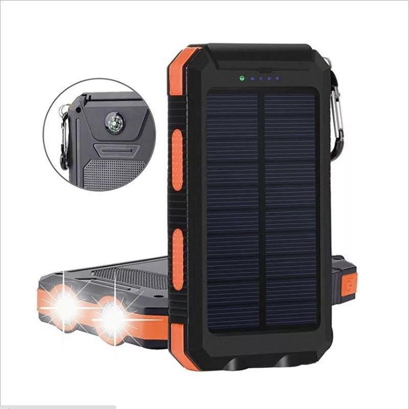 Solar power bank with high charging efficiency and robust housing Stornfield