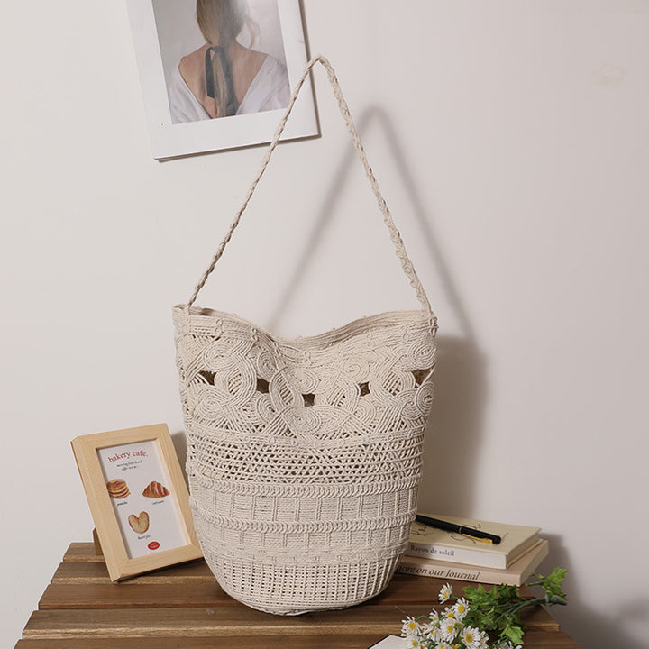 Hand-crocheted cotton bag Stornfield