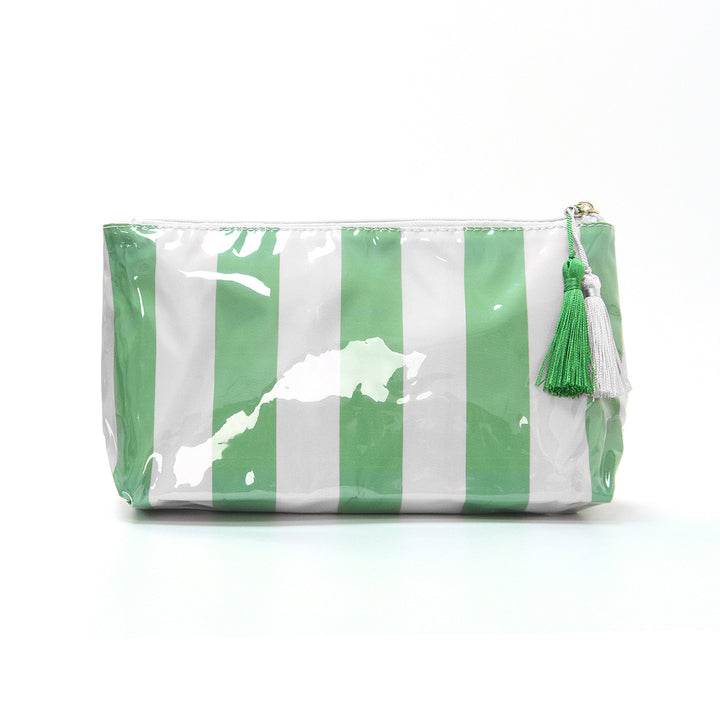 Cosmetic pouch with colorful check pattern Stornfield