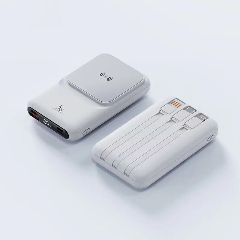 Portable Wireless Charger with Integrated Multi-Charging Station Stornfield