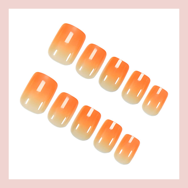 Acrylic nail set with elegant ombré design Stornfield