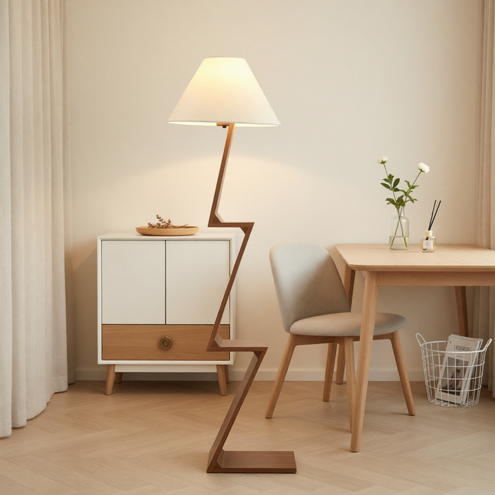 Artistic Zigzag Floor Lamp
