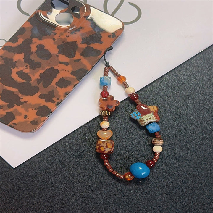 Decorative Beaded Charm Keychain Stornfield