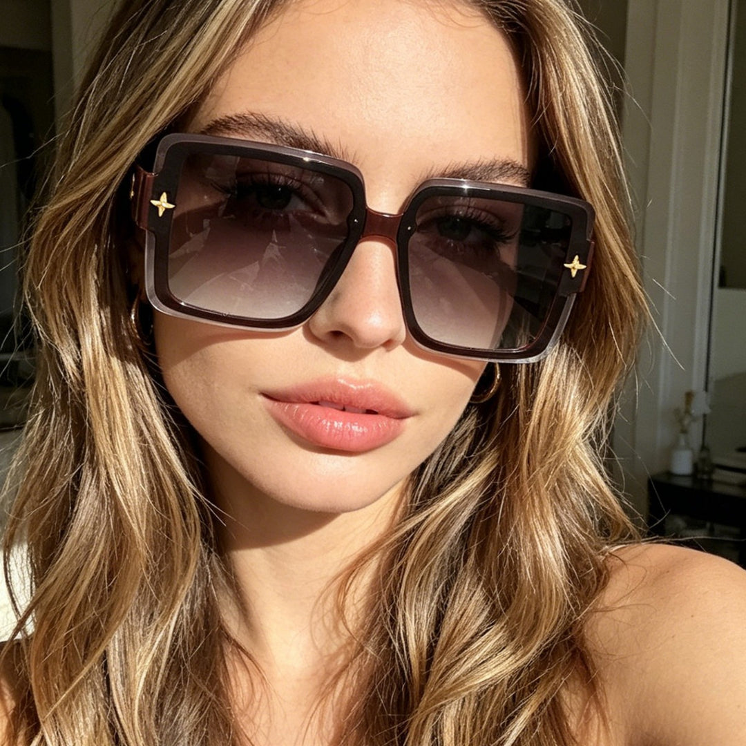 Women's fashionable square sunglasses with elegant frame Stornfield
