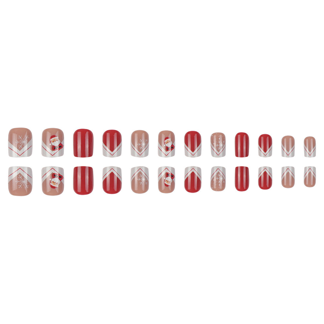 Holiday-Themed Press-On Nails Stornfield