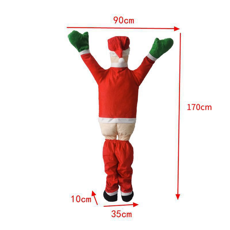 Inflatable Santa Claus with movable arms