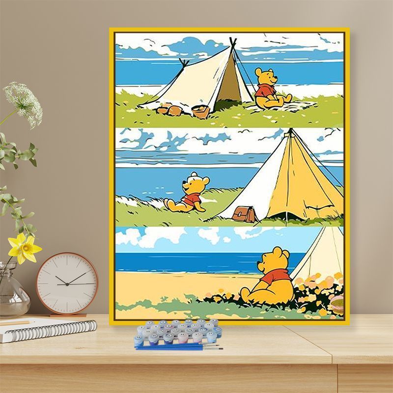 Whimsical Cartoon Bear Art Print Stornfield