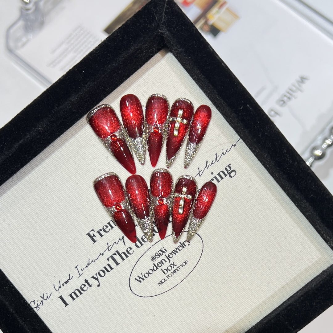 Glamorous Stiletto Press-On Nail Set