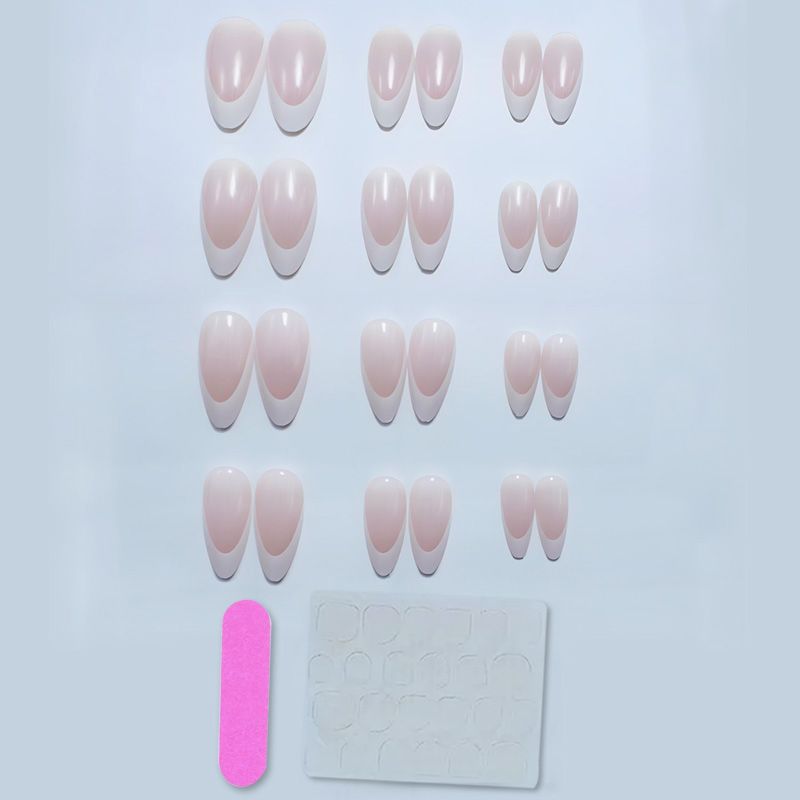 Nail art set with elegant French manicure Stornfield