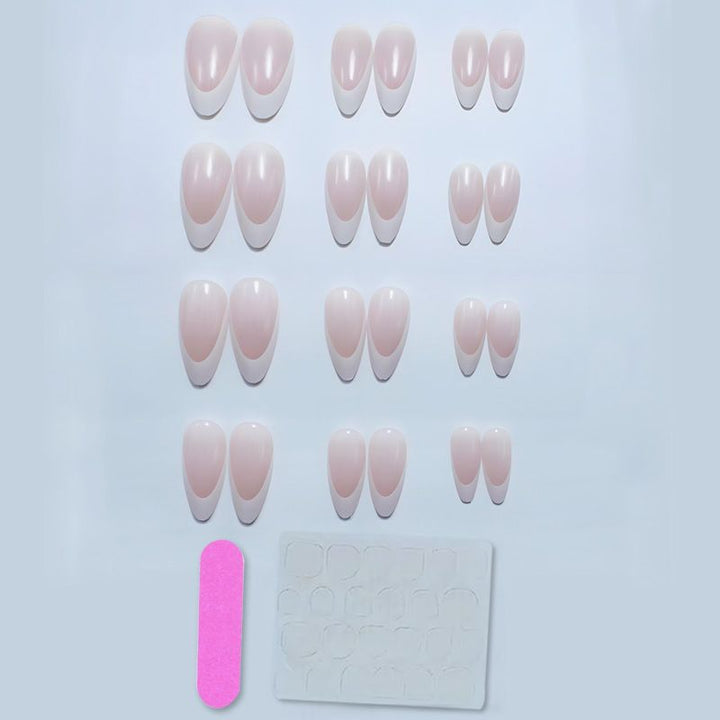 Nail art set with elegant French manicure Stornfield
