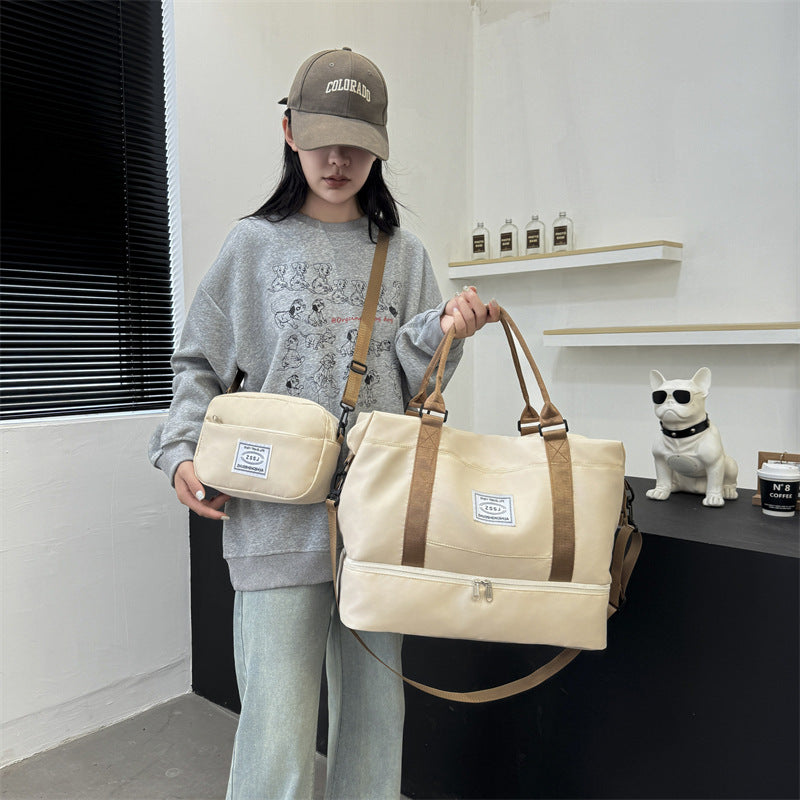 Multi-Functional Travel Duffle Bag with Detachable Pouch