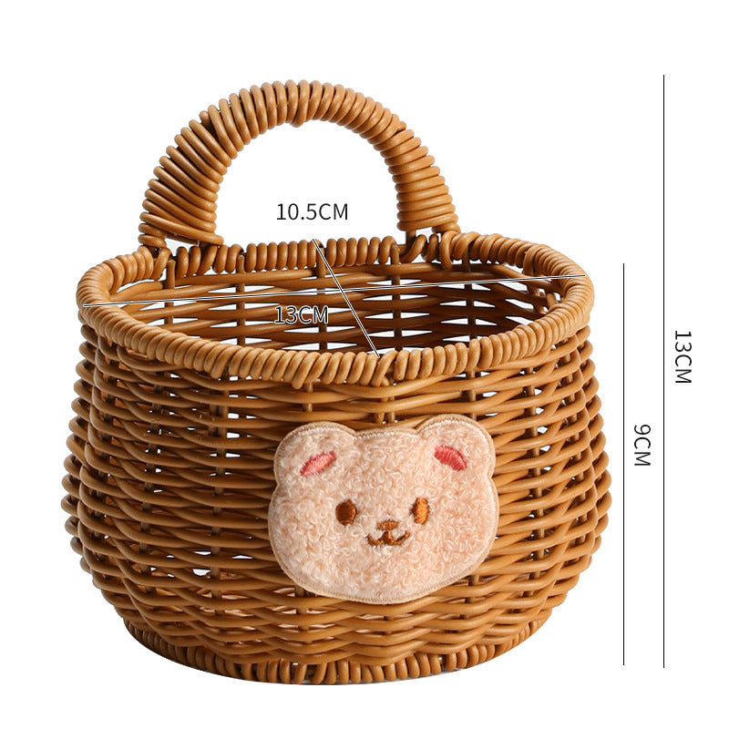 Handwoven Storage Basket with Ergonomic Handle Stornfield
