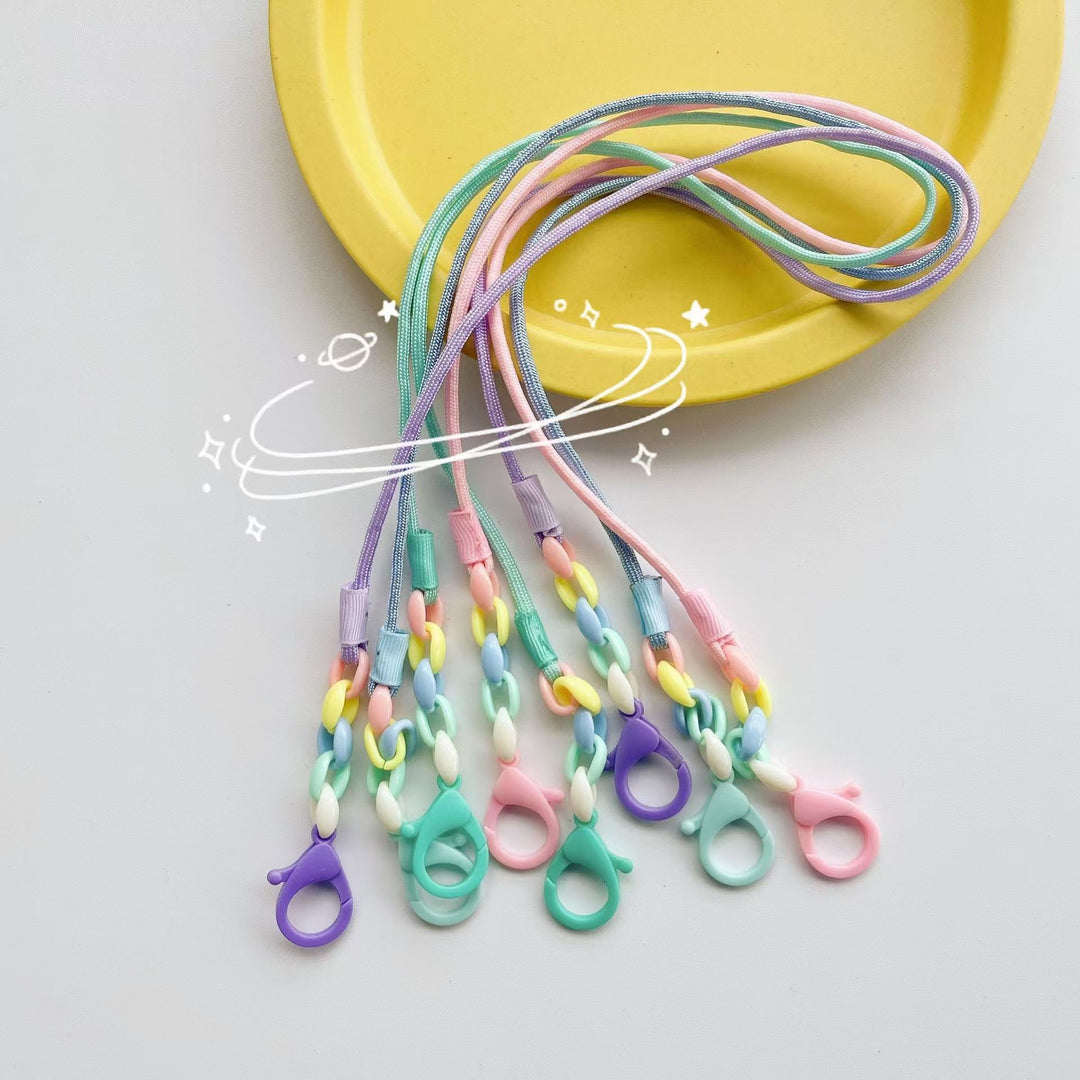Glasses holder chain with Colorful beads and sturdy clips Stornfield