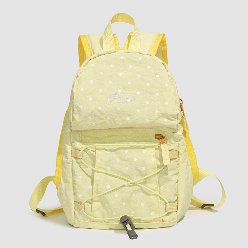 Trendy Polka Dot Casual Backpack Stornfield