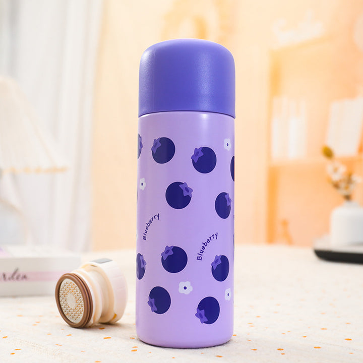 Women's Insulated Water Bottle with Fruity Design and Ergonomic Carry Handle Stornfield