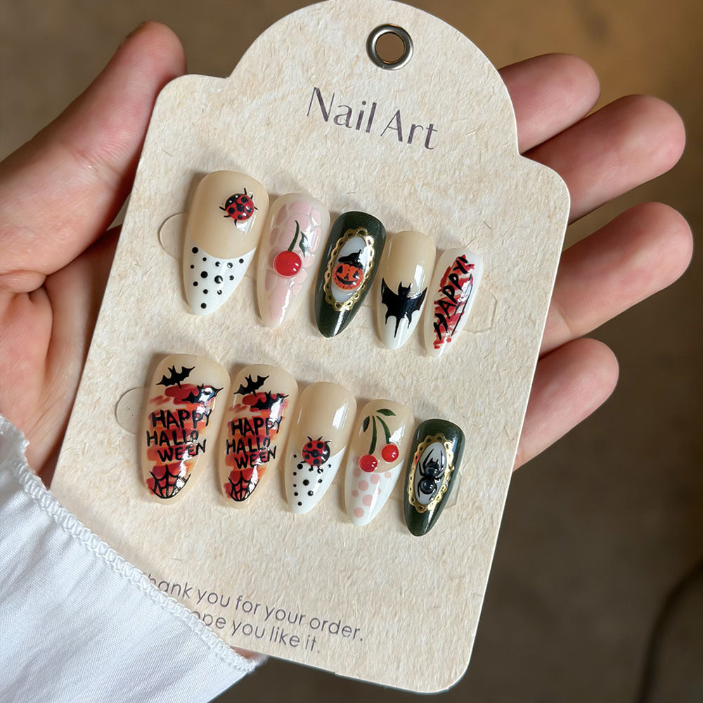 Artistic Themed Press-On Nail Set Stornfield