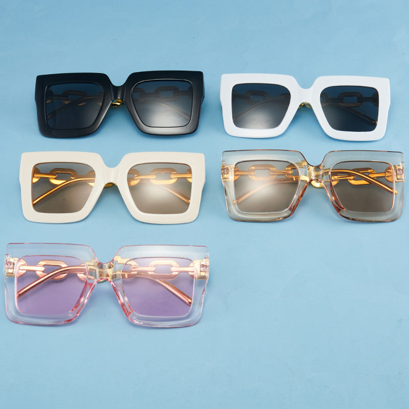 Stylish Wide Square Frame Sunglasses Stornfield