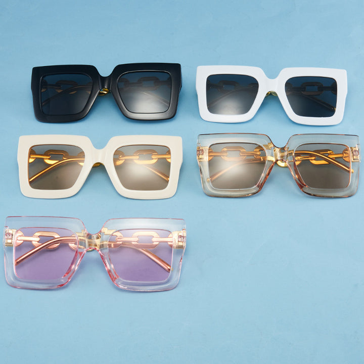 Stylish Wide Square Frame Sunglasses Stornfield