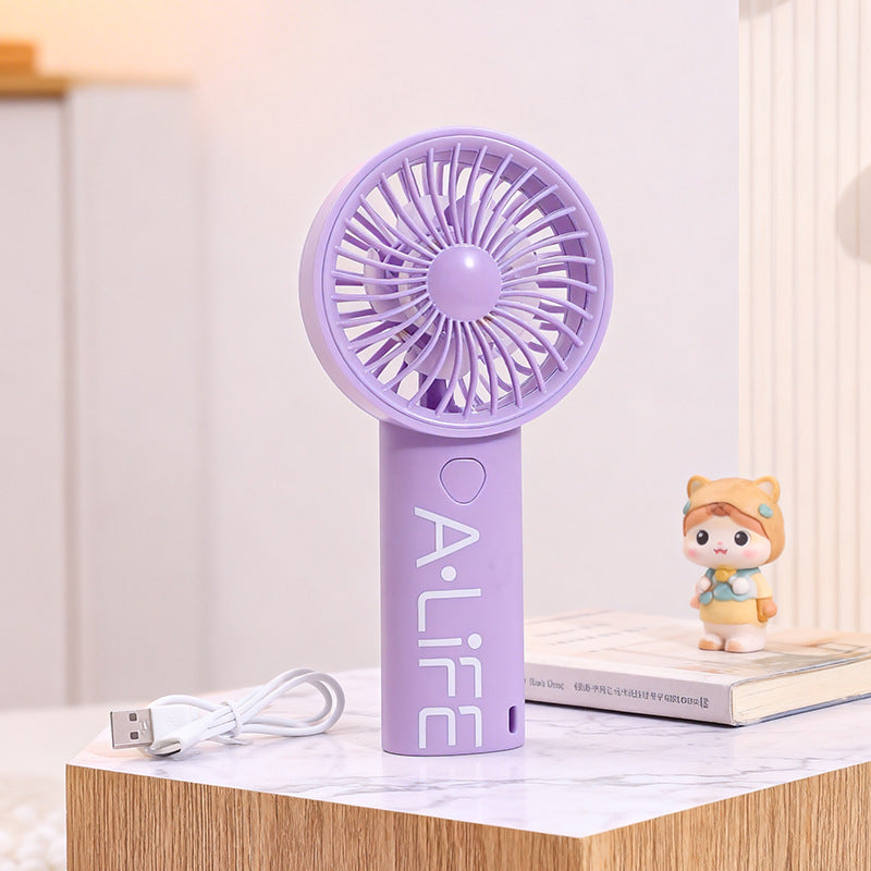 Women's Portable Hand Fan with USB Charging Function and Ergonomic Design Stornfield 1782398222
