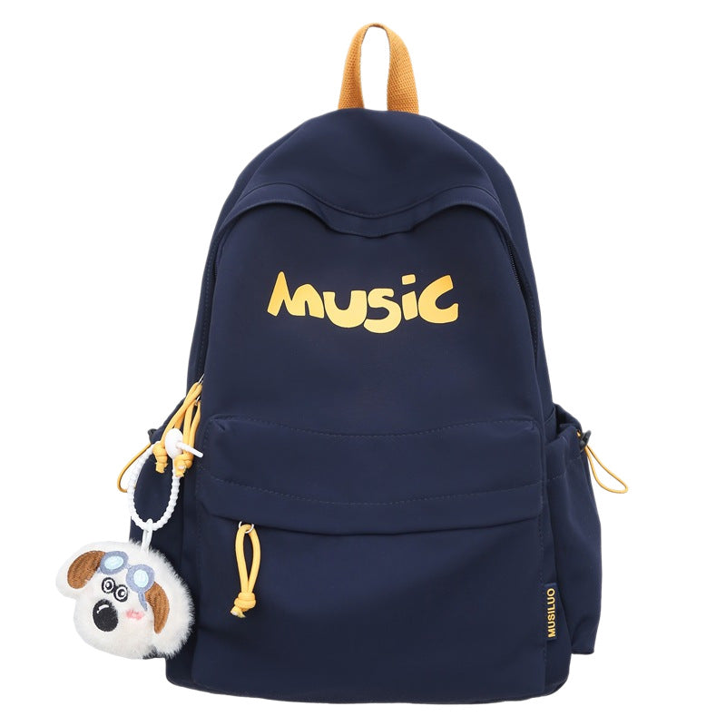 Casual Music-Themed Backpack Stornfield
