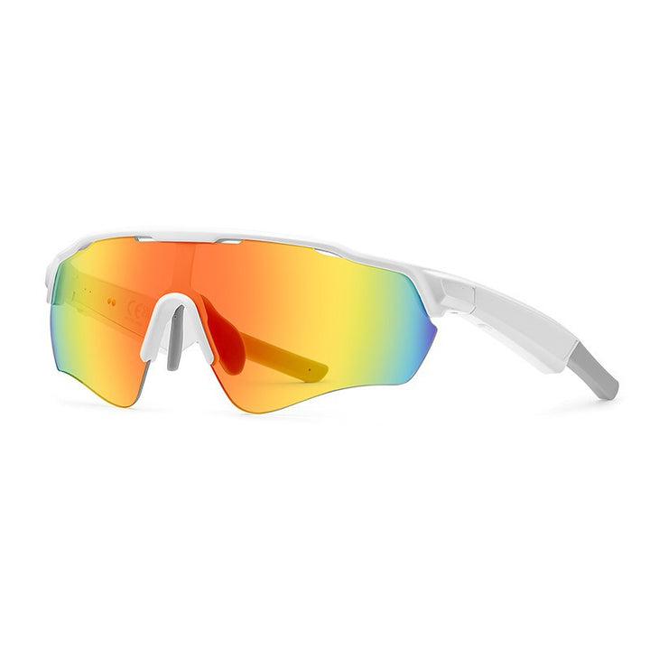 Unisex nan lightweight performance sports glasses with polarized UV protection lenses and non-slip nose bridge Stornfield