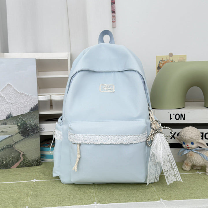 Adorable Lace-Trimmed Backpack Stornfield