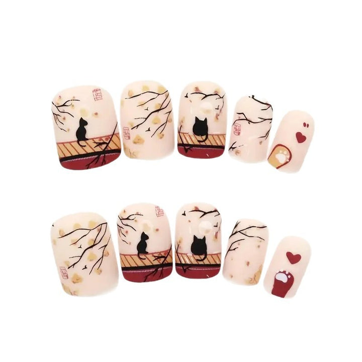 Artistic Cat Nail Set Stornfield