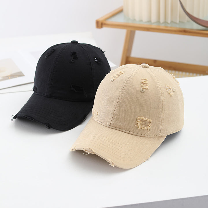Women's fashionable destroyed baseball cap with adjustable strap Stornfield
