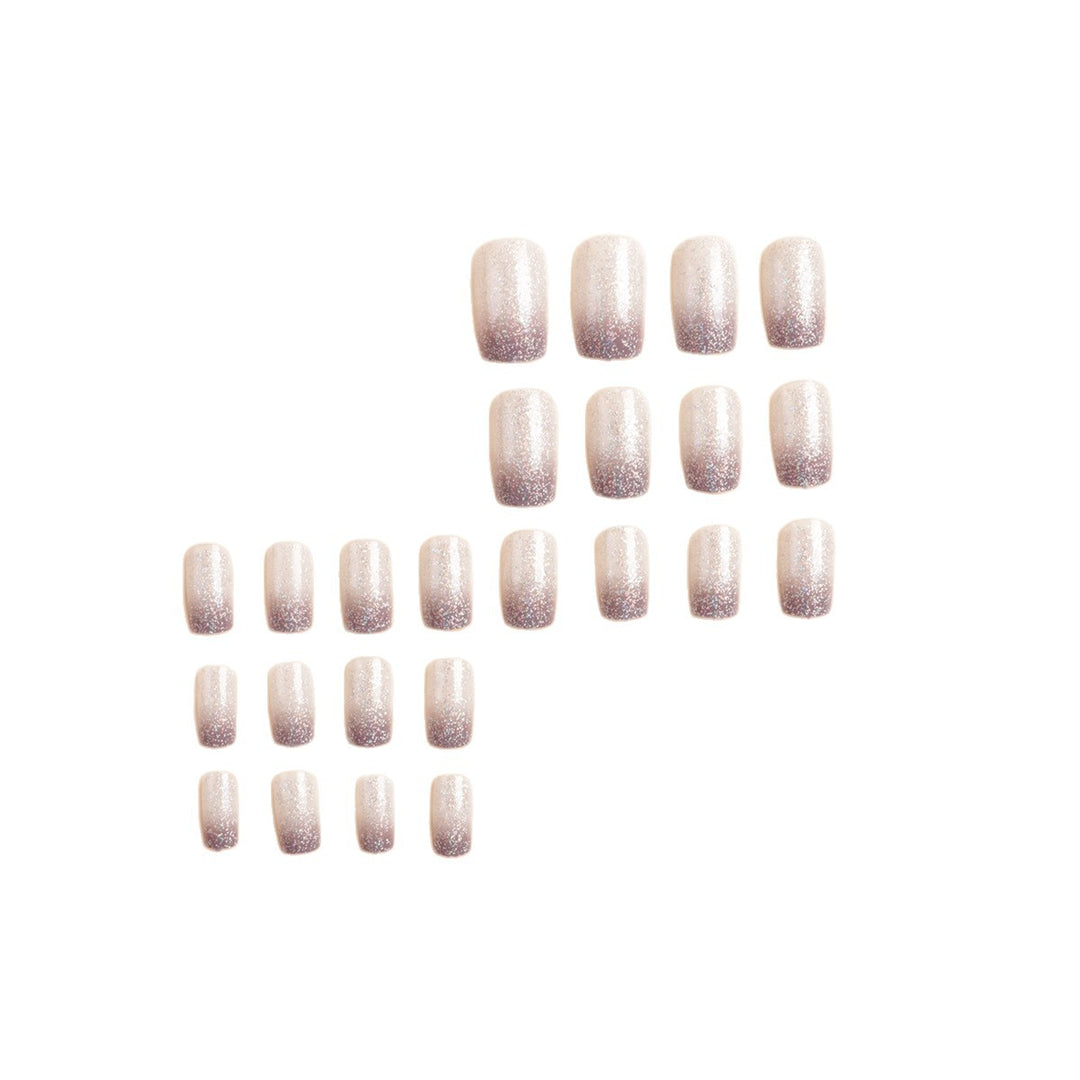 Glamorous Glitter Ombre Press-On Nails Stornfield