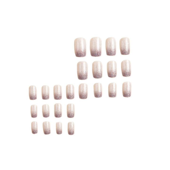 Glamorous Glitter Ombre Press-On Nails Stornfield