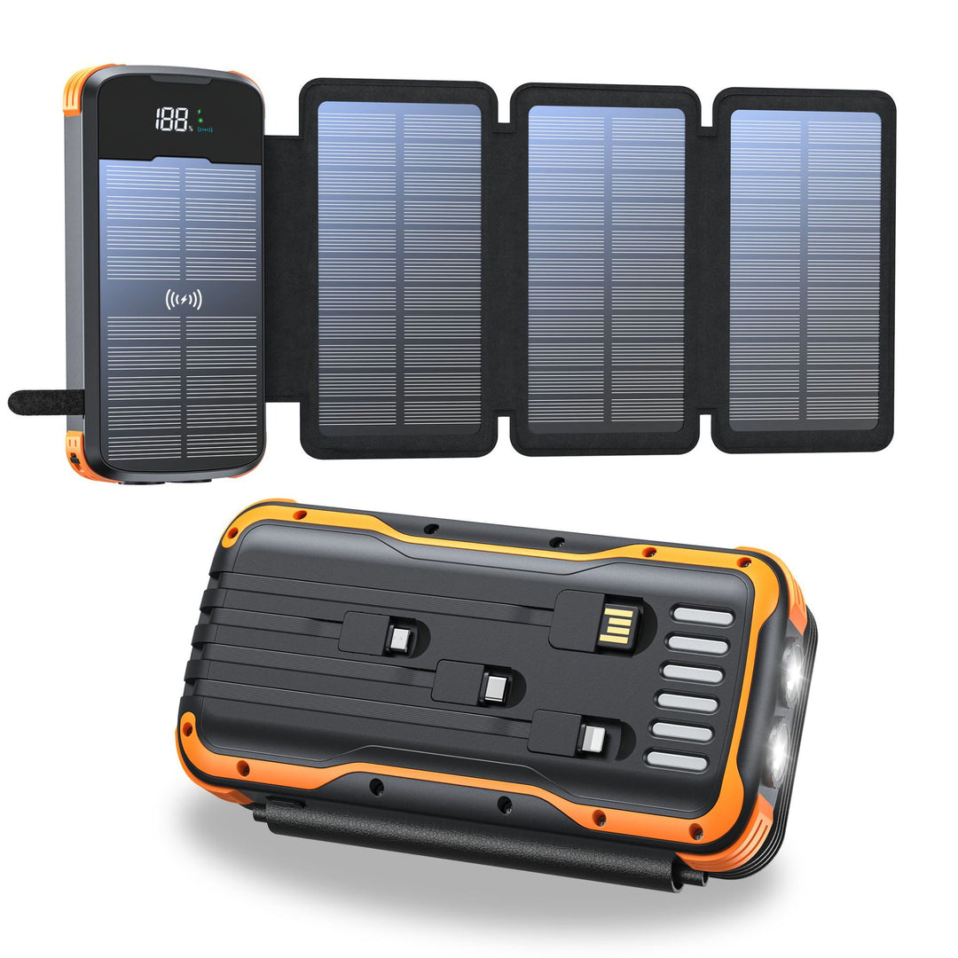 Solar Powerbank with Wireless Charging Function By Stornfield