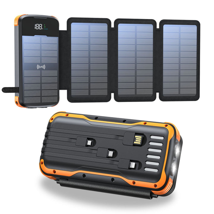 Solar Powerbank with Wireless Charging Function By Stornfield