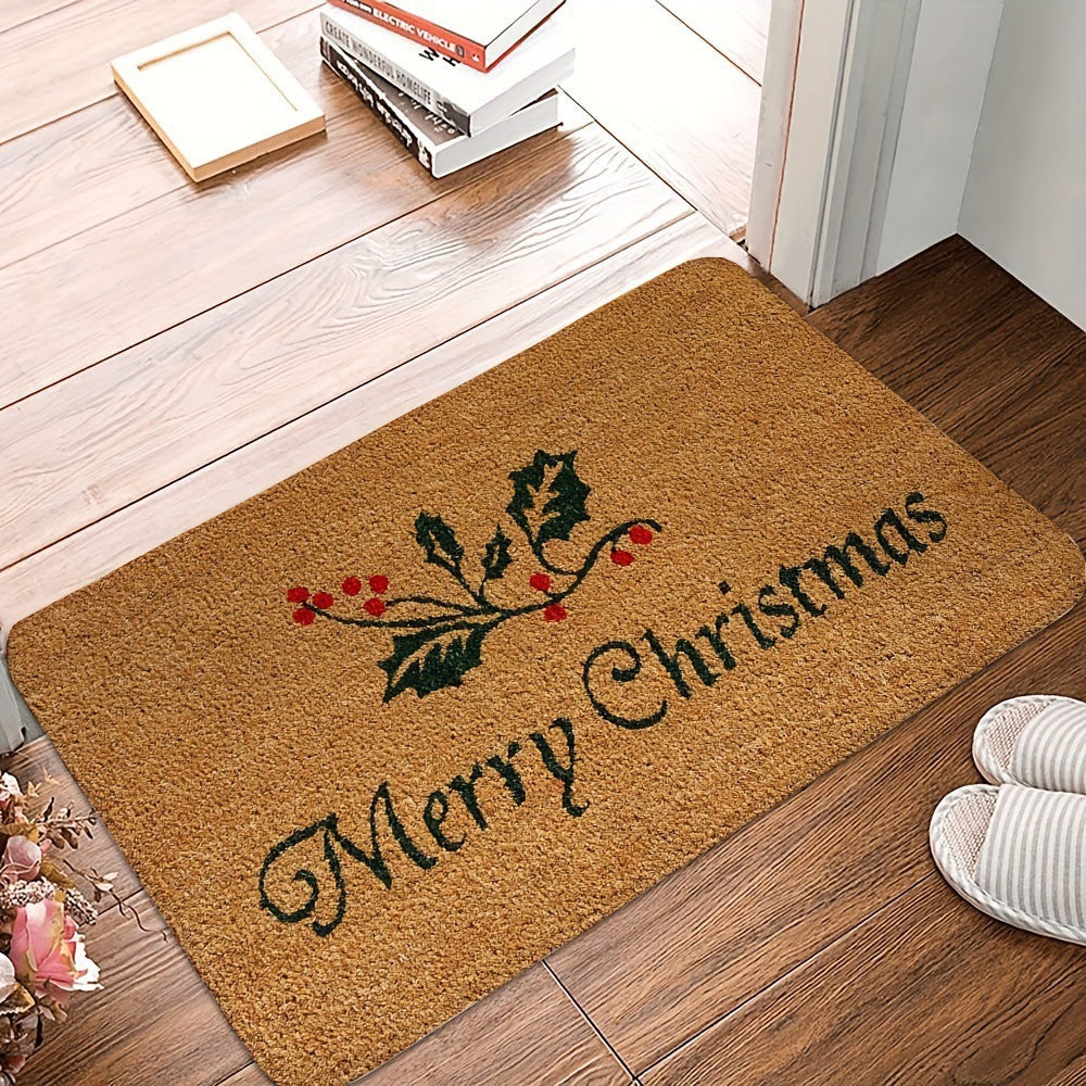 Holiday-Themed Welcome Mat for Home