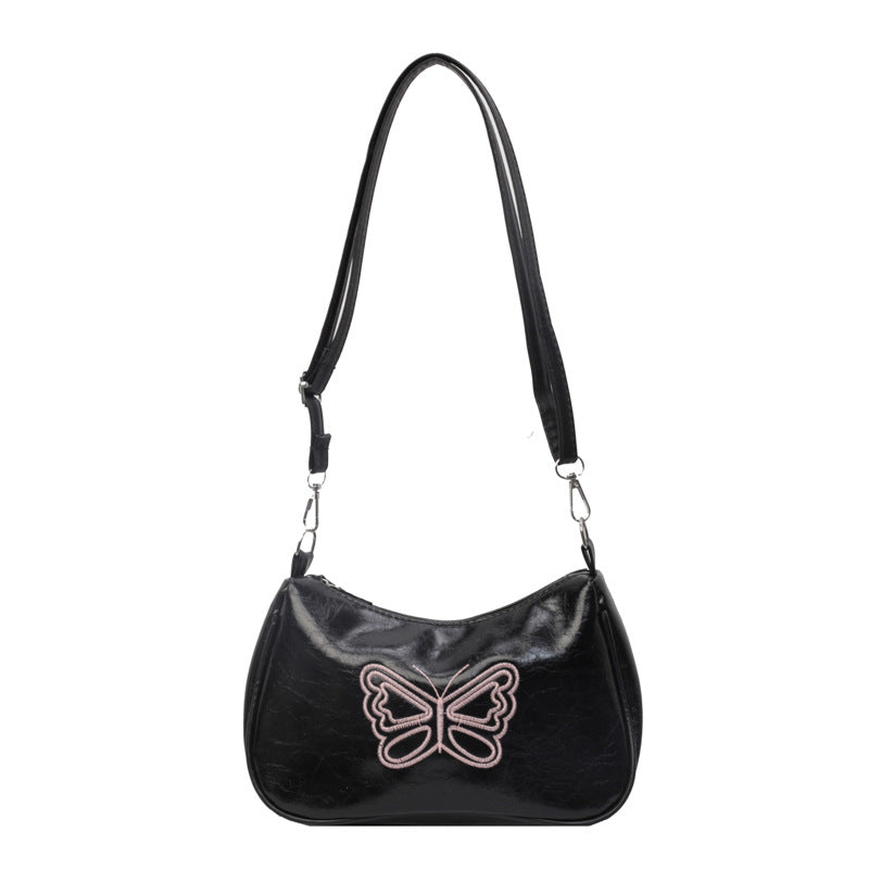 Elegant Butterfly Motif Crossbody Bag