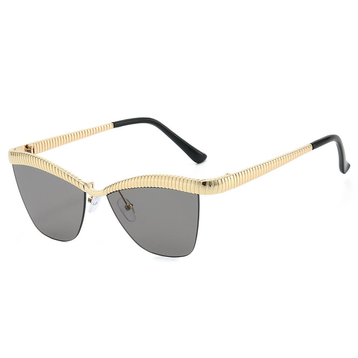 Modern Cat-Eye Sunglasses with Decorative Textured Frames Stornfield