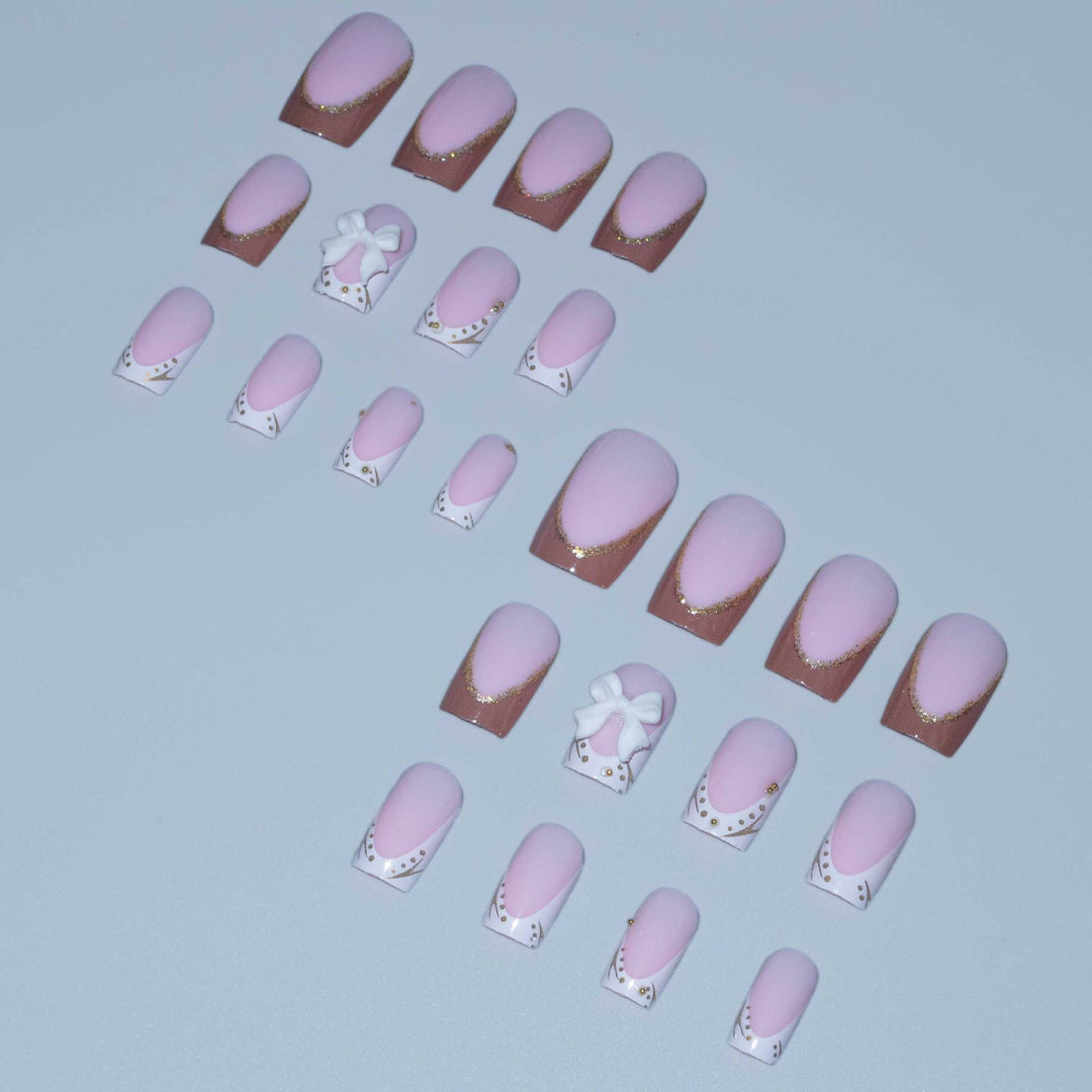 Elegant French Tip Nail Art Kit