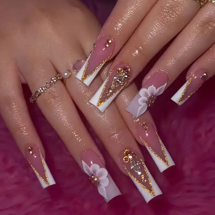 Ornate Floral Nail Art Set Stornfield